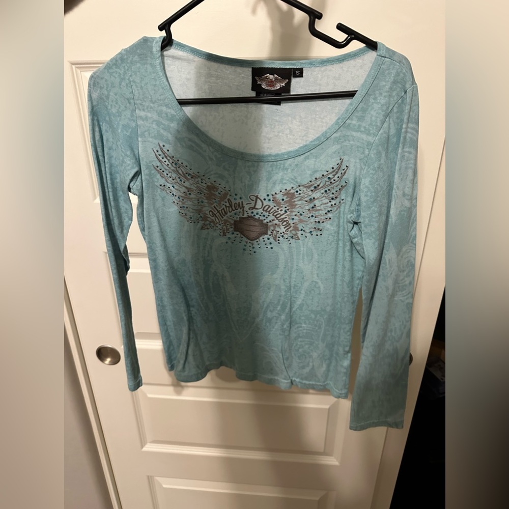 Women’s Harley Davidson Long Sleeve Shirt Size S